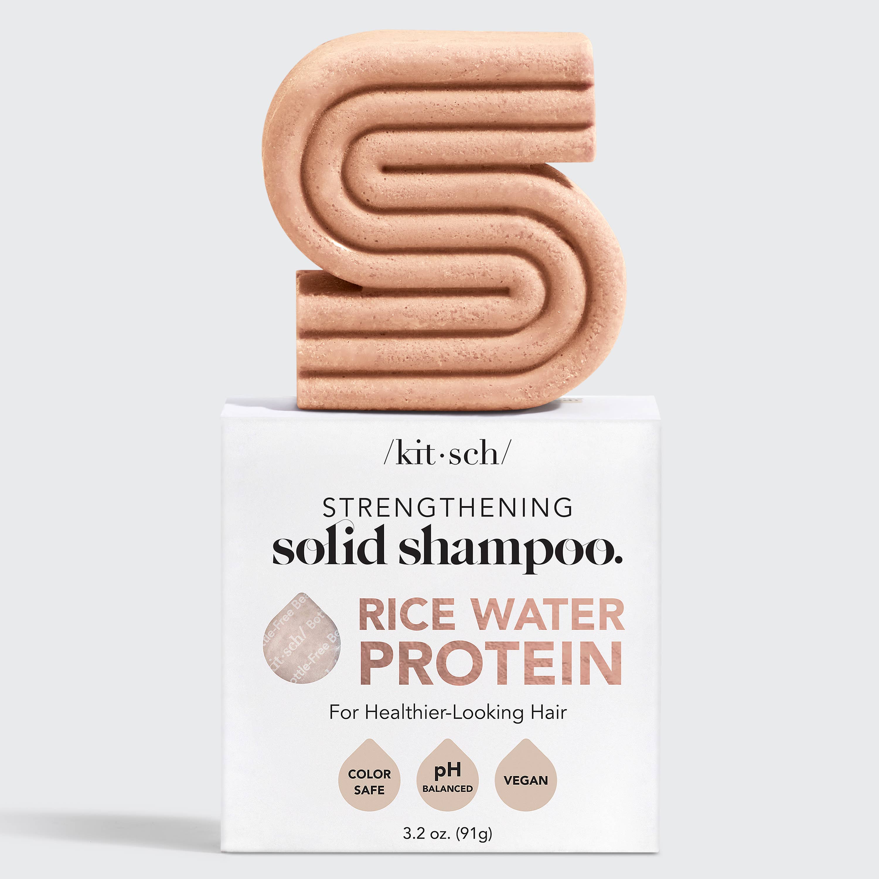 Rice Water Protein Shampoo Bar voor haargroei - Maeva Studio