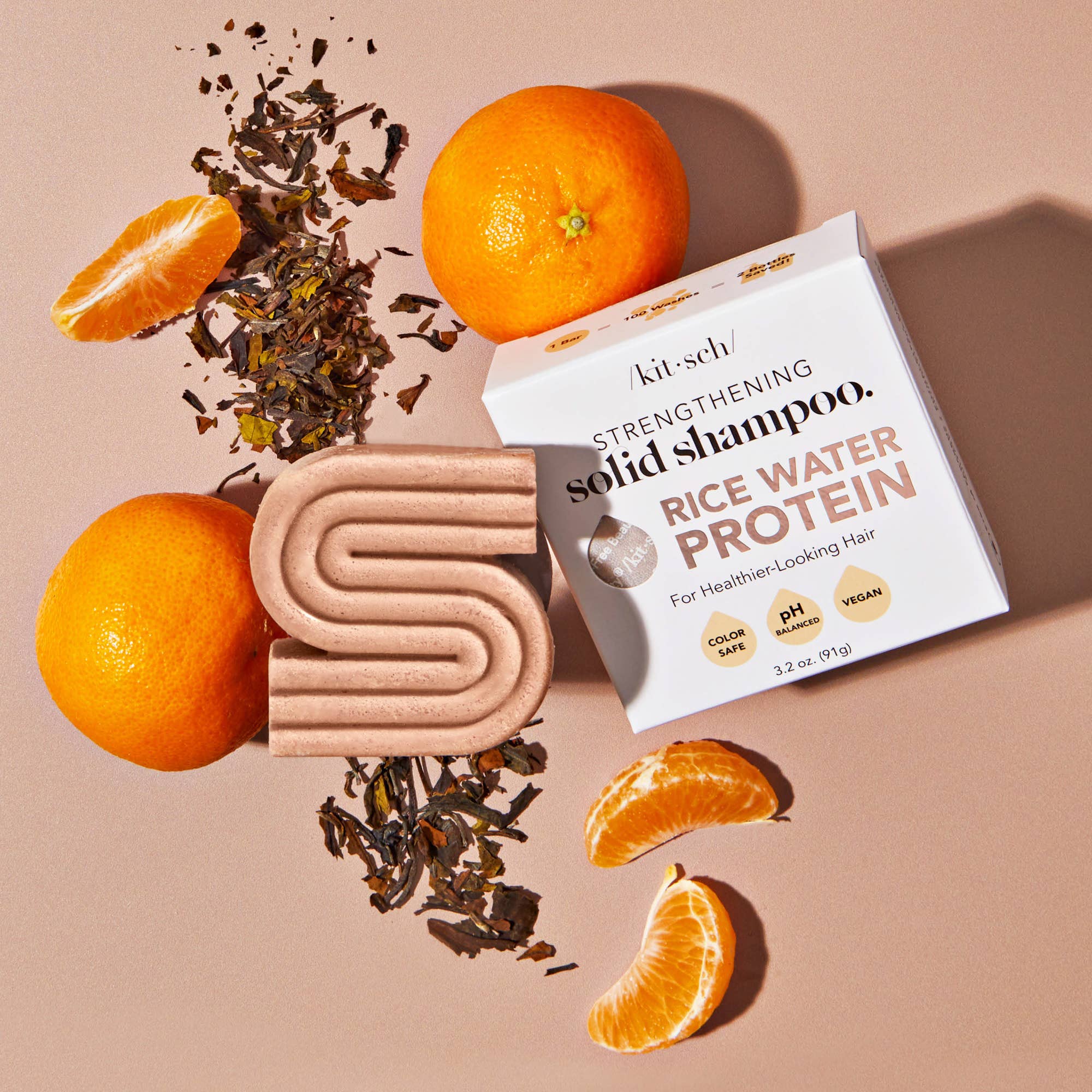 Rice Water Protein Shampoo Bar voor haargroei - Maeva Studio